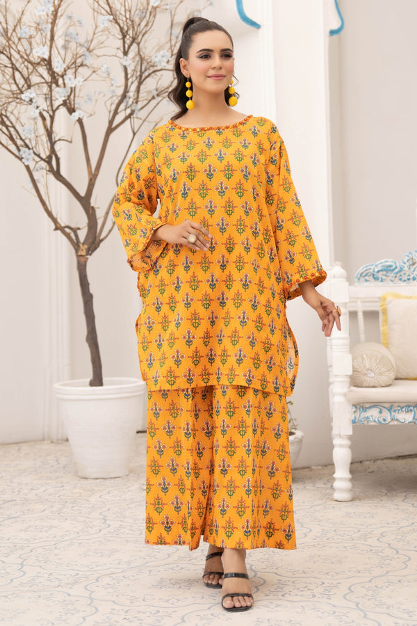 2PC Unstitched | Printed Lawn Shirt + Trouser