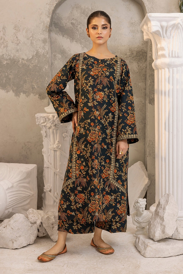 2PC STITCHED | EMBROIDERED KHADDAR SUIT