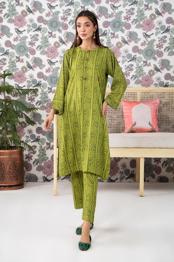 2PC Stitched | Printed Jacquard Suit