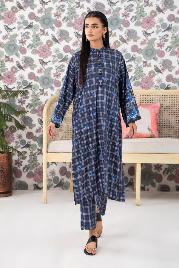 2PC Stitched | Printed Jacquard Suit