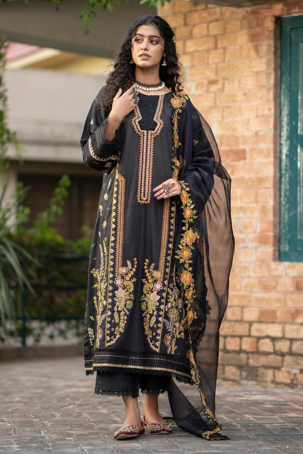 3 PC Stitched | Embroidered Jacquard Suit