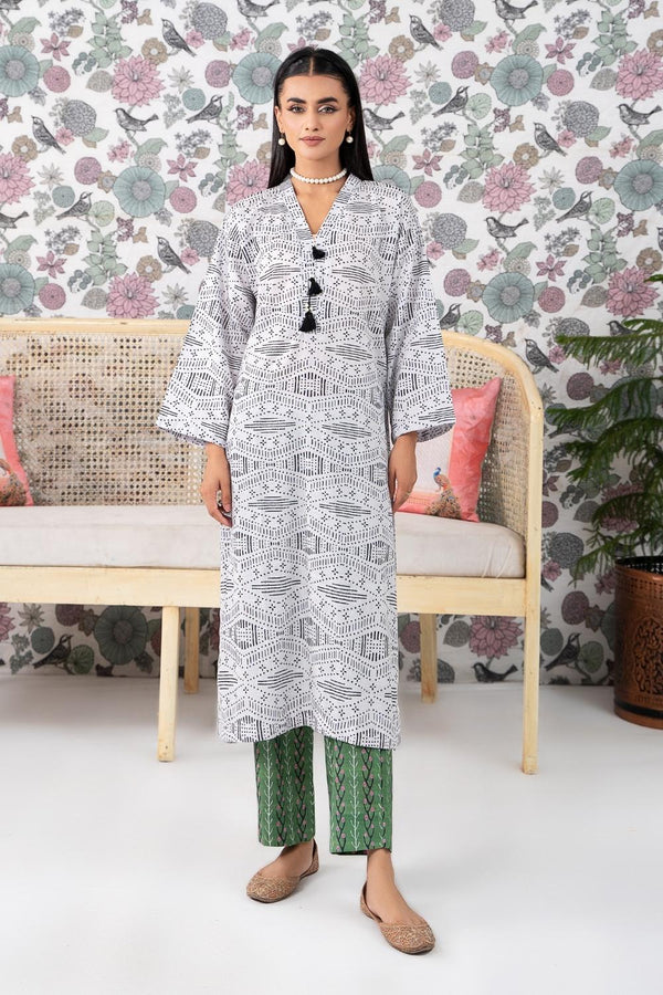 2PC Stitched |Printed Khaddar Suit