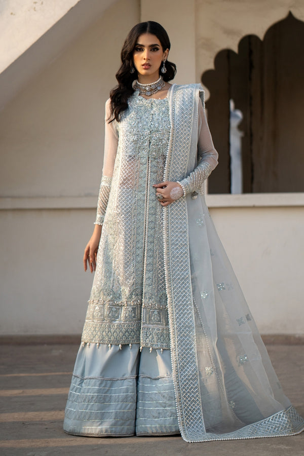 3PC Unstitched | Embroidered Luxury Formal Dress
